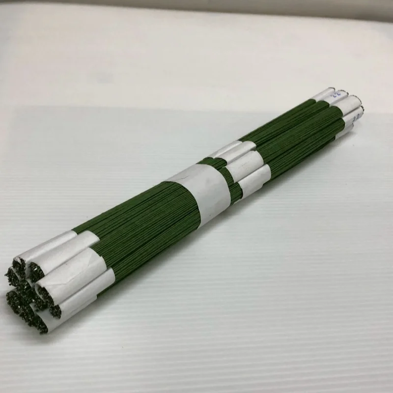 Premium White Paper-Wrapped Floral Wire