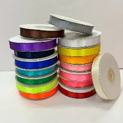 Double-Faced Premium Satin Ribbon Spools