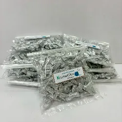โบว์สำเร็จ เนื้อทราย สีเงิน ขนาด 7 มิล  