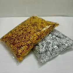 Metallic Plated Pikul Flower Spacer Beads