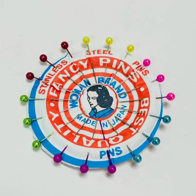 Woman Brand Stainless Steel Fancy Pins Wheel (Assorted Colors)