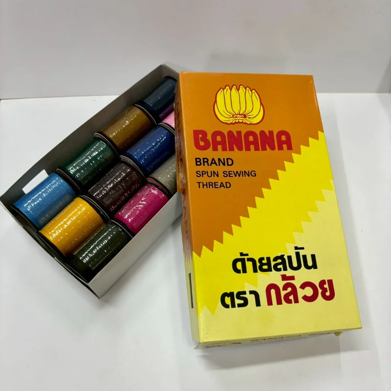Banana Brand Multi-Color Spun Polyester Sewing Thread