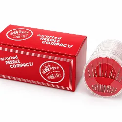 Assorted Sewing Needle Round Compacts (Bulk Display Box)