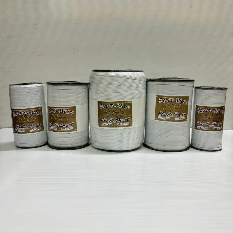 Seven Stars Industrial Grade Elastic Braid Spools