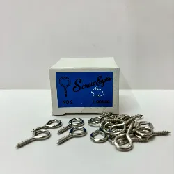 Closed-Eye Round Ceiling Hooks