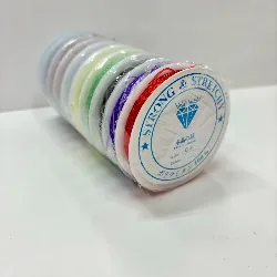Strong & Stretchy 0.8mm Multi-Color Variant Elastic Beading String Roll