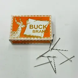 Buck Brand Plated Steel Dressmaker Straight Pins (Slender Small Box)