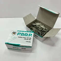 Double Bells Brand P.B.O.P. Plated Metal Office Pins (50-Gram Bulk Box)
