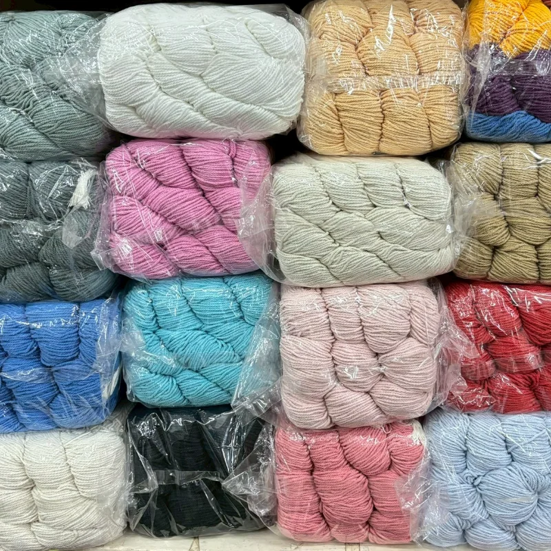 Bleached Cotton Rope Yarn (Bulk Wholesale Hank)
